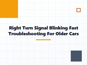 Diagnosing a Fast Blinking Turn Signal in Older Cars