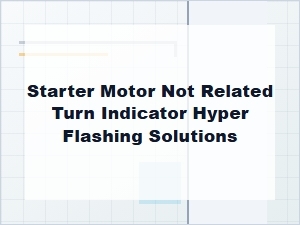 Diagnosing Unrelated Turn Indicator Hyper Flashing